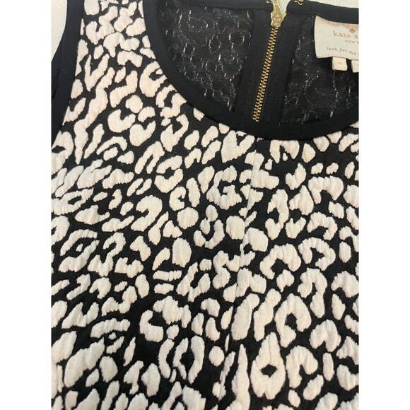 Kate Spade New York sleeveless leopard-print fit & flare dress Small - Picture 6 of 7